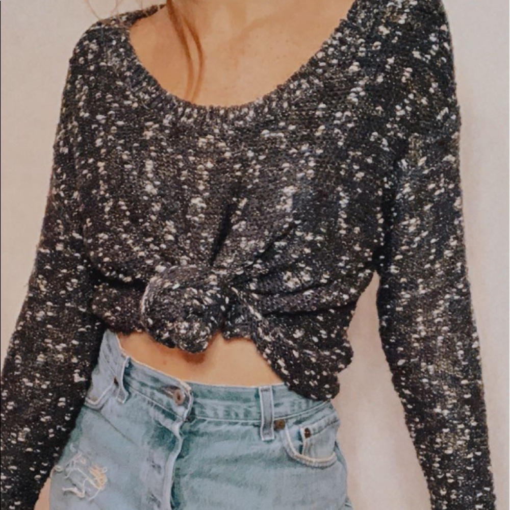 Blue Spotted Sweater